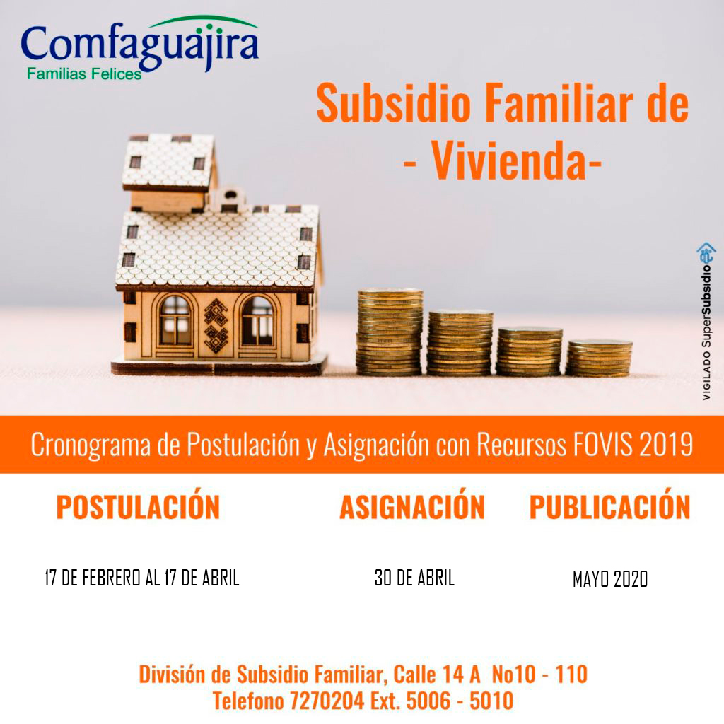 Subsidio de Vivienda  Comfaguajira