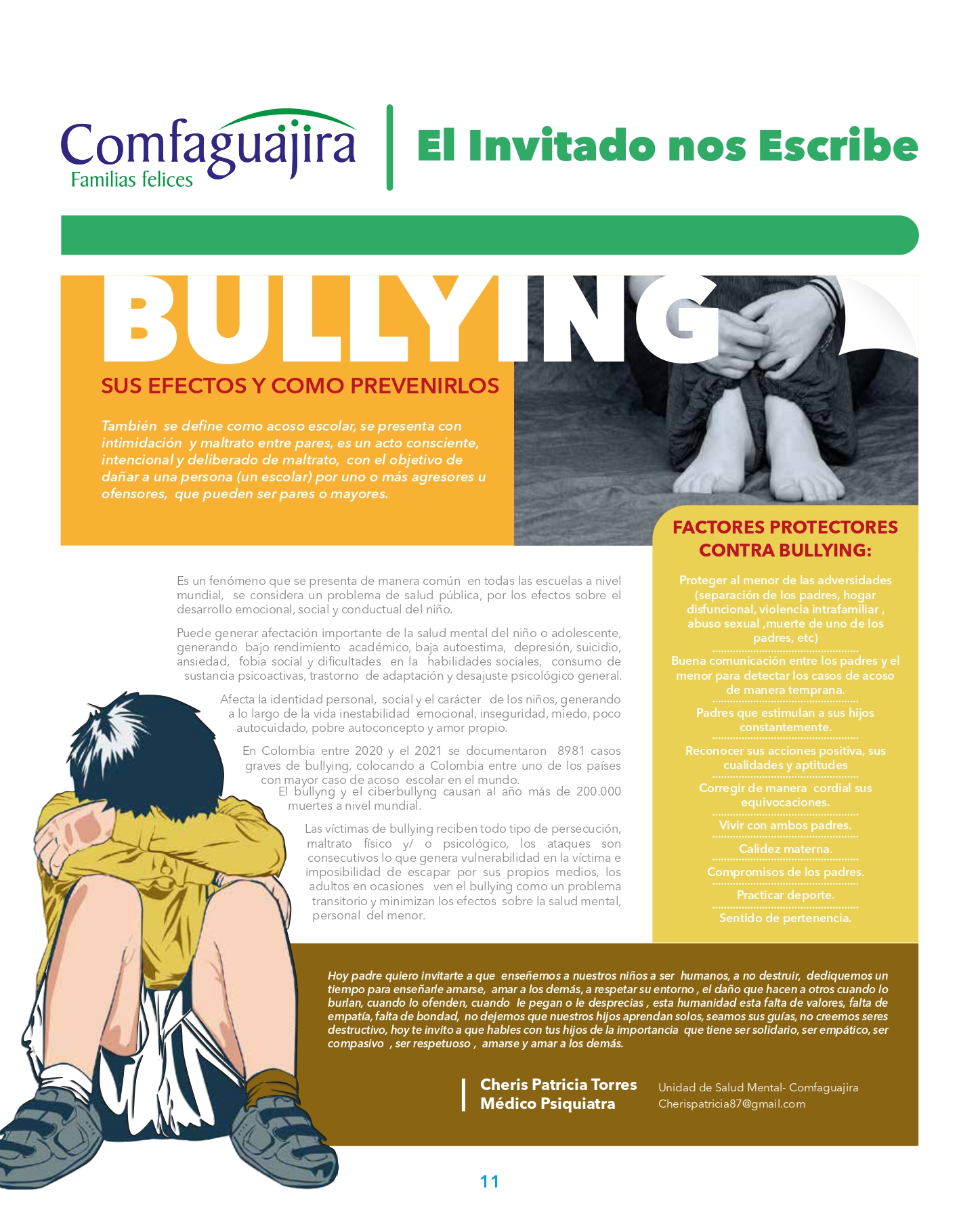 El  bullying, sus efectos y como prevenirlos